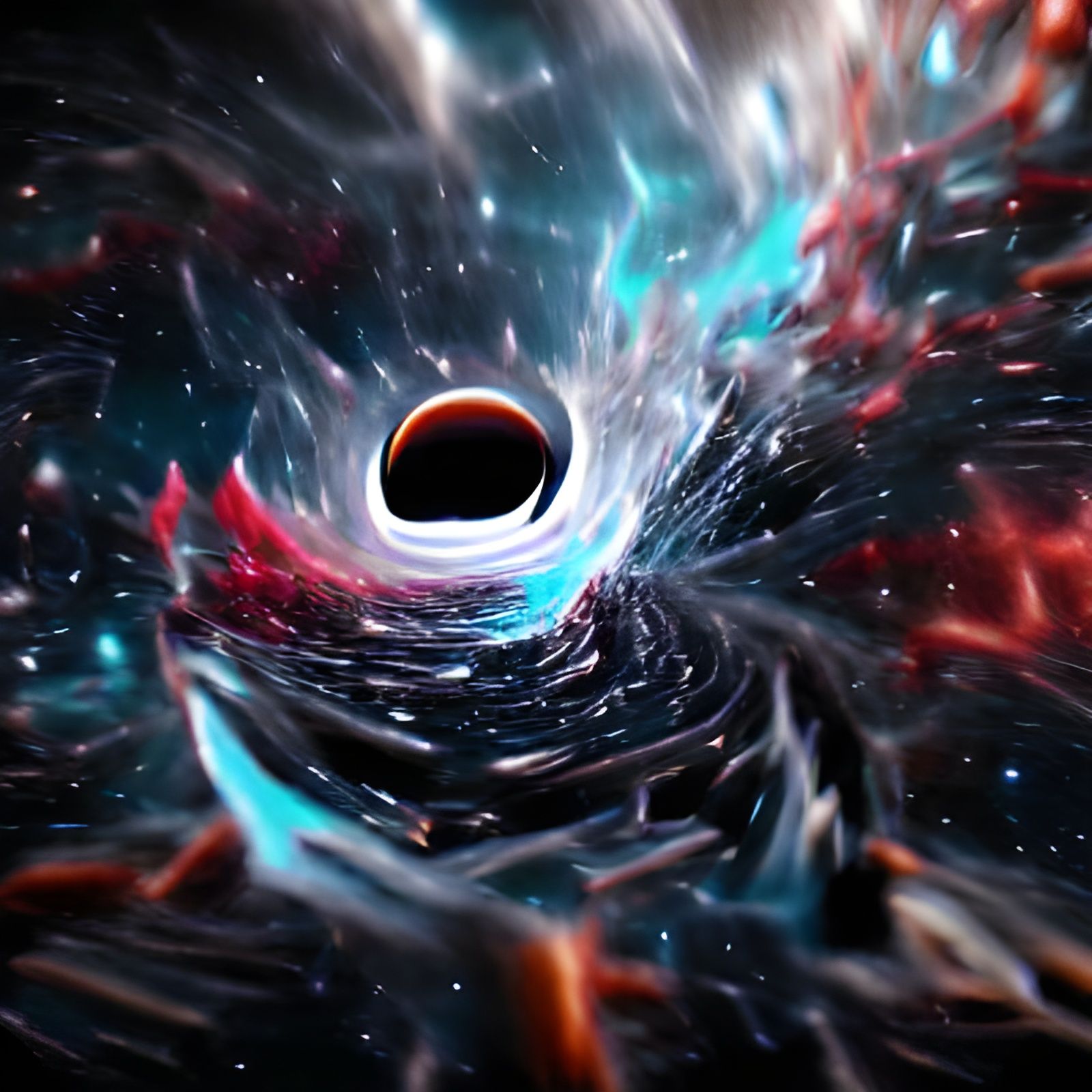Black Hole's Event Horizon: Gravity's Pull