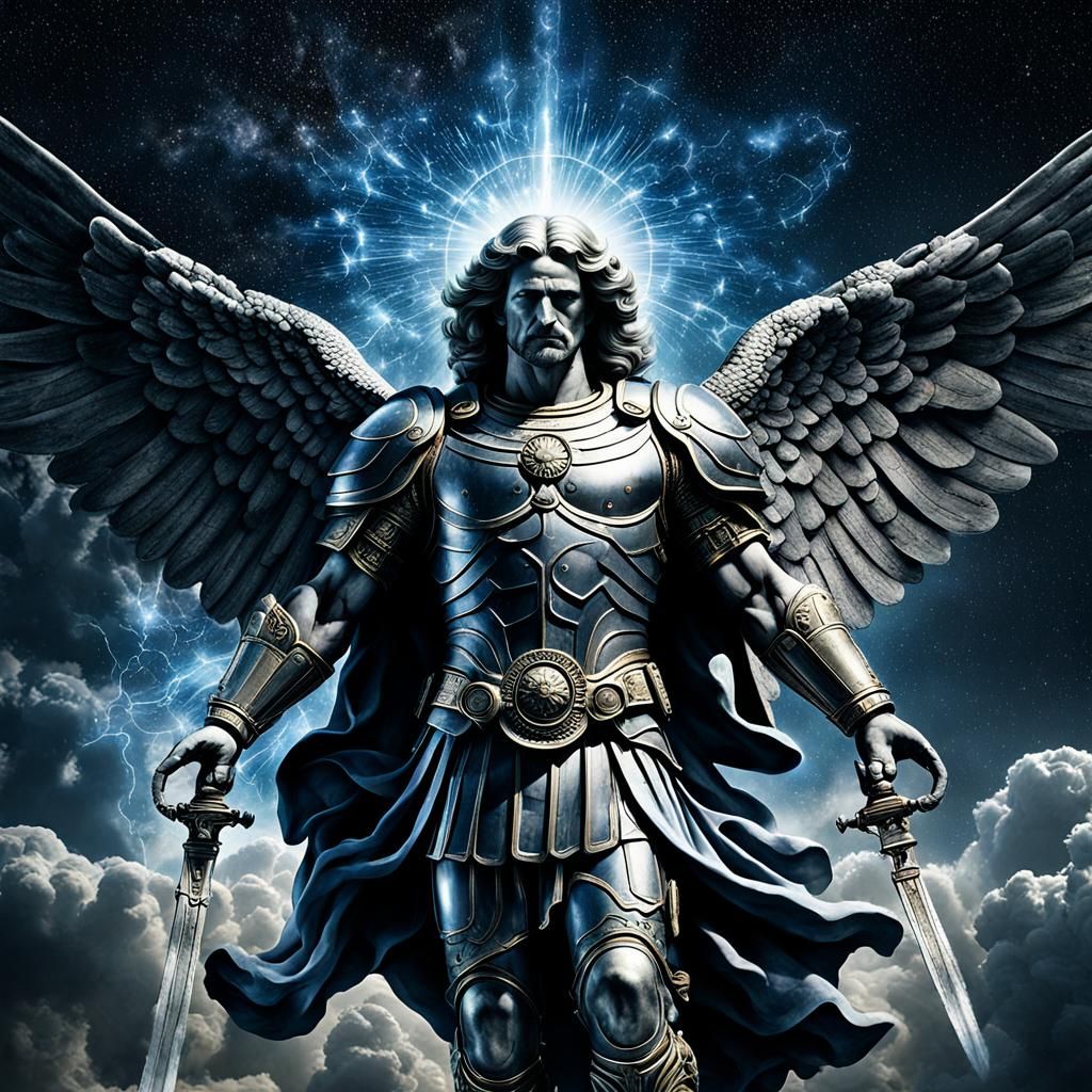 Saint Michael Archangel in Digital Photography