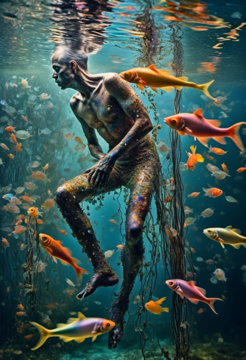 Underwater Alien Dreamscape: Surrealist Fine Art Photography