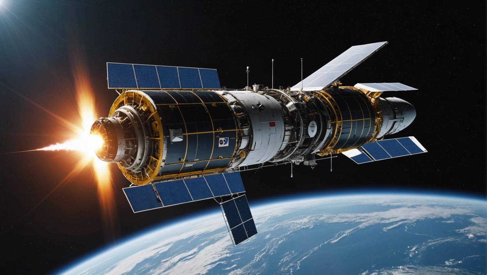 Nuclear-Powered Spacecraft with Plasma Rocket Propulsion