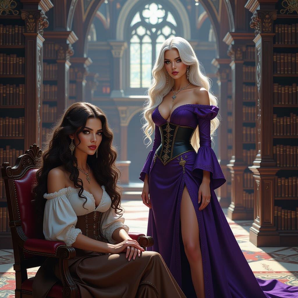 Joyce Summers meets Hild in a mindscape