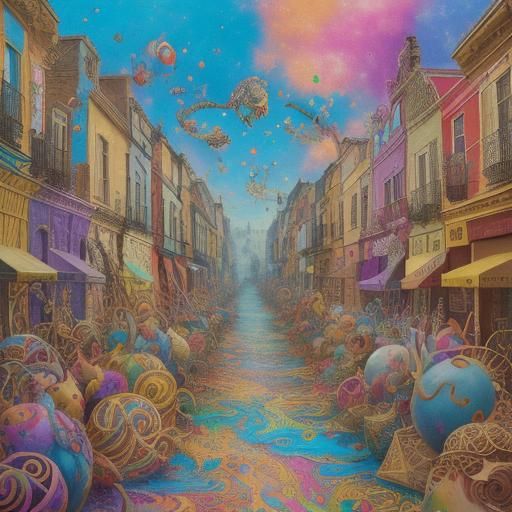 Whimsical Doodle World of Surreal Street Art