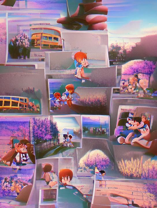 Colorful Abstract Geometric Pattern