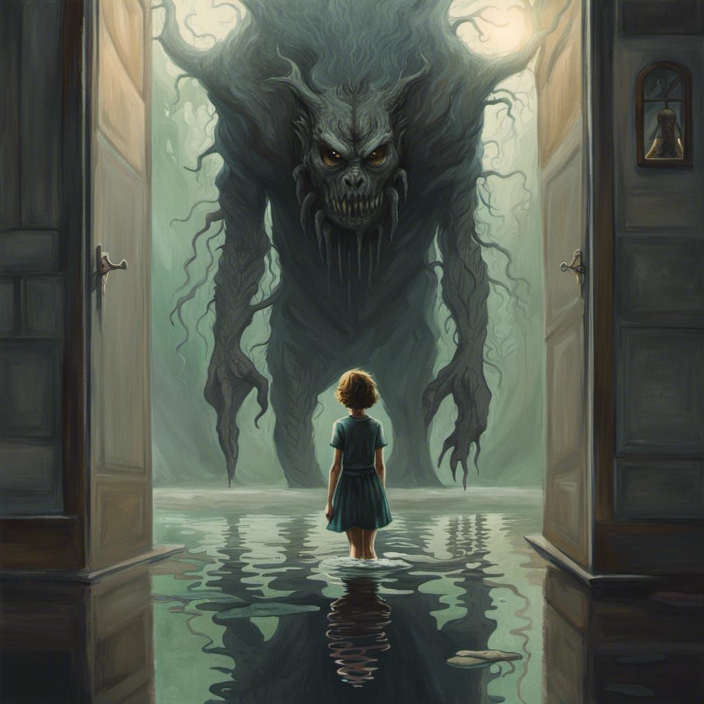 Sinister Reflection: Monster in the Water