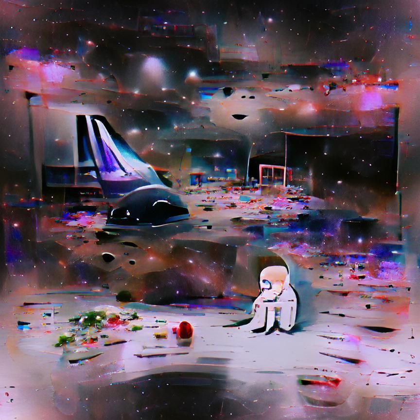 Sadness in Space: A Desolate Landscape