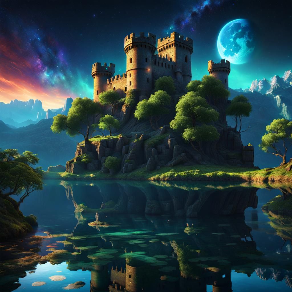 Enchanted Ruined Castle in Starry River Valley