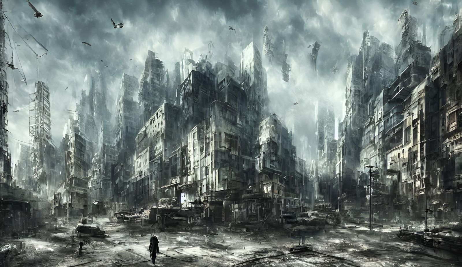 Hyperrealistic Soul in Dystopian Future