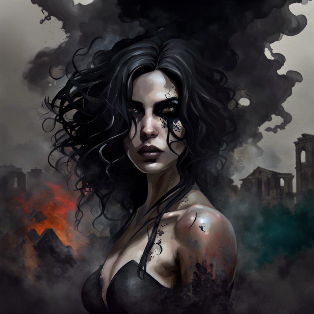 stunning dark princess