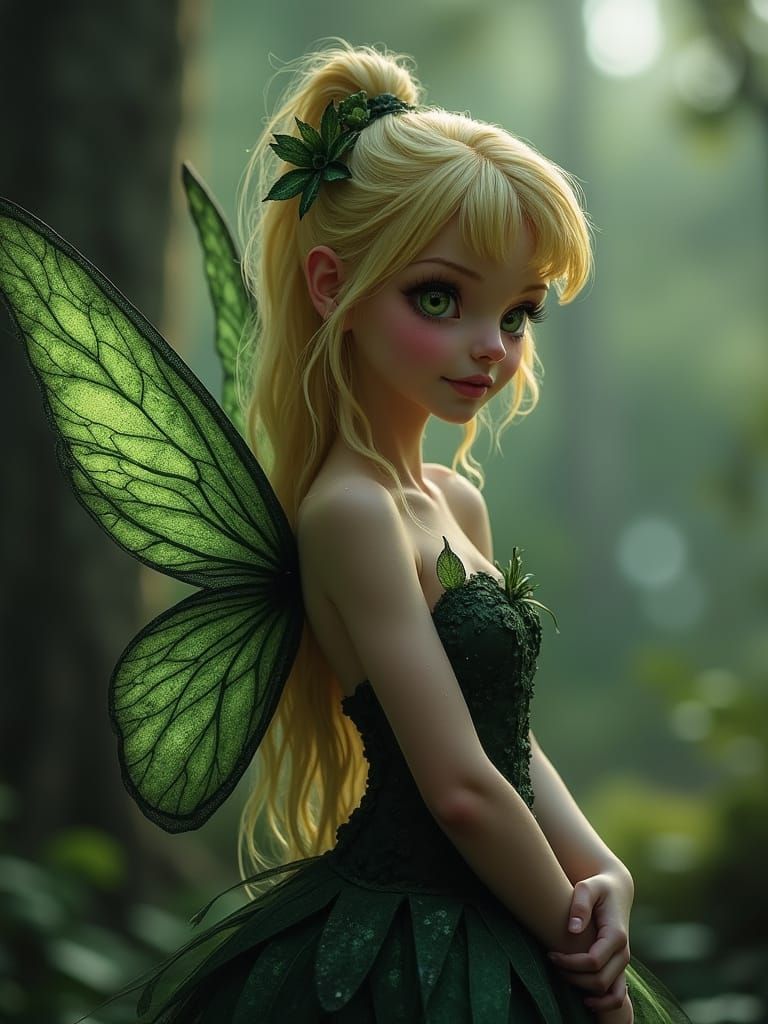 Gothic Fairy Revealed in Dark Fantasy