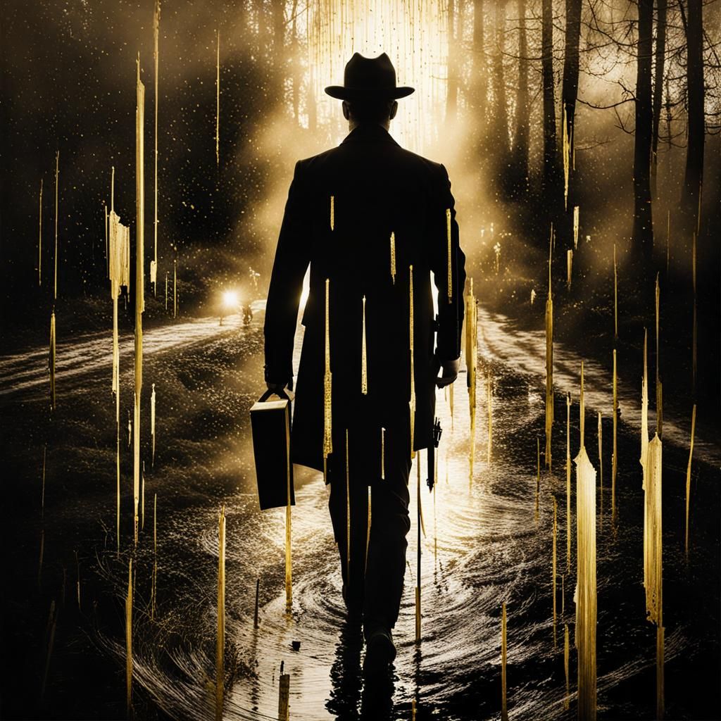 Double Exposure: Visionary Moments in Gold Ink