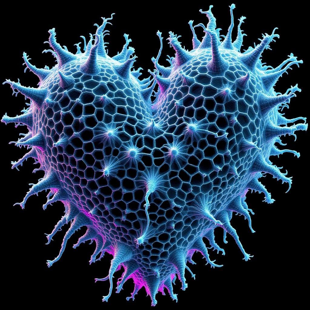 Invasive Bacteriophage: Alien-like Microscopic Structure