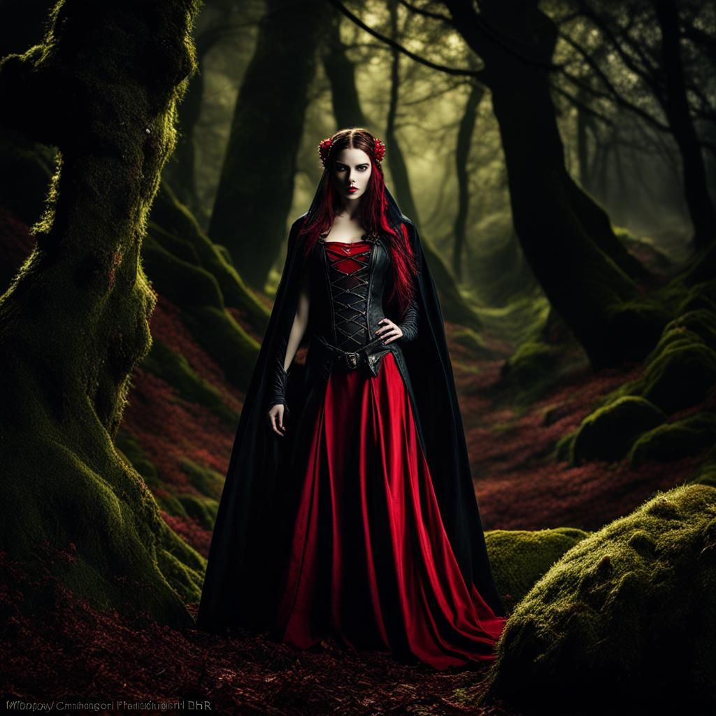 Baobhan Sith, alluring yet malevolent Scottish vampire fairy.