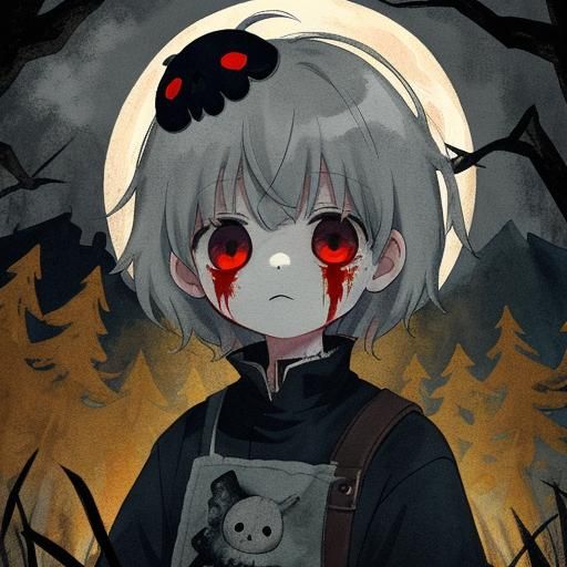 Kawaii Jason Voorhees in Pastel Anime Style