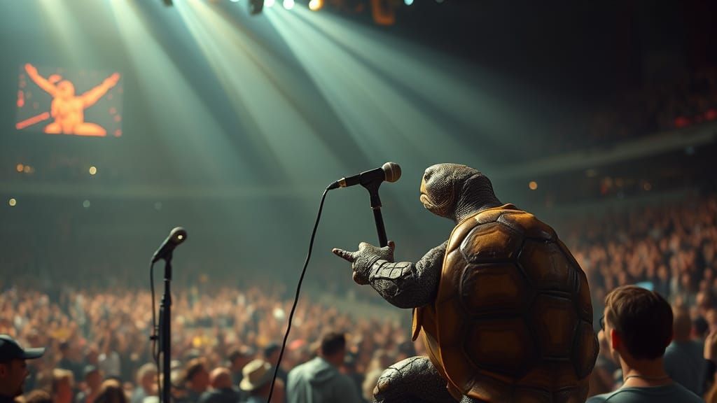 Turtle Rock Star Concert with Dreamy Lighting