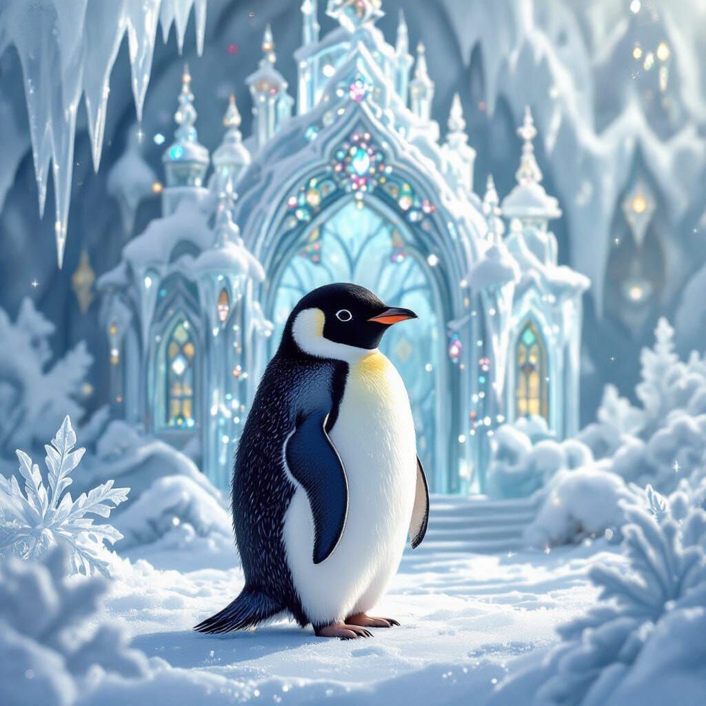 Crystal Palace Guarded by Fairy Penguin