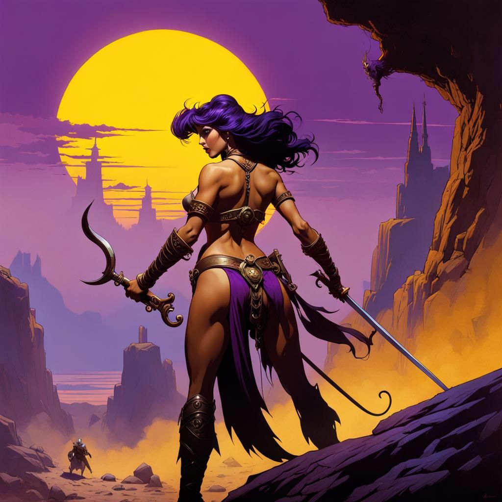 Dark Fantasy Bullwhips and Razors in 8K Resolution