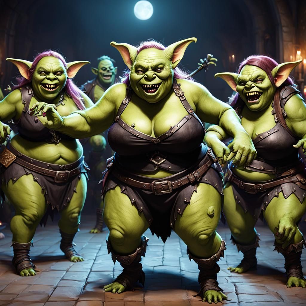 Dance Party with Cute Goblin Women