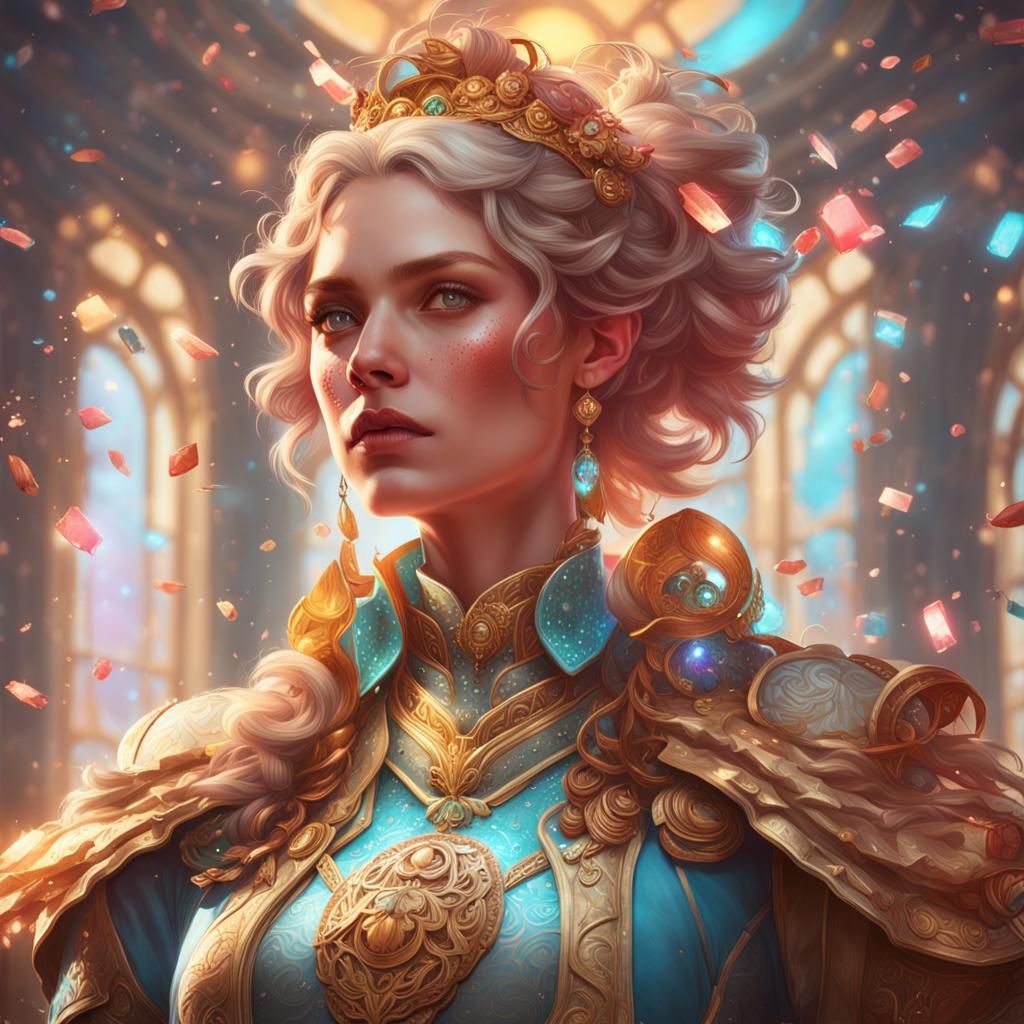 Hyperdetailed Portrait with Dynamic Lighting in 8K