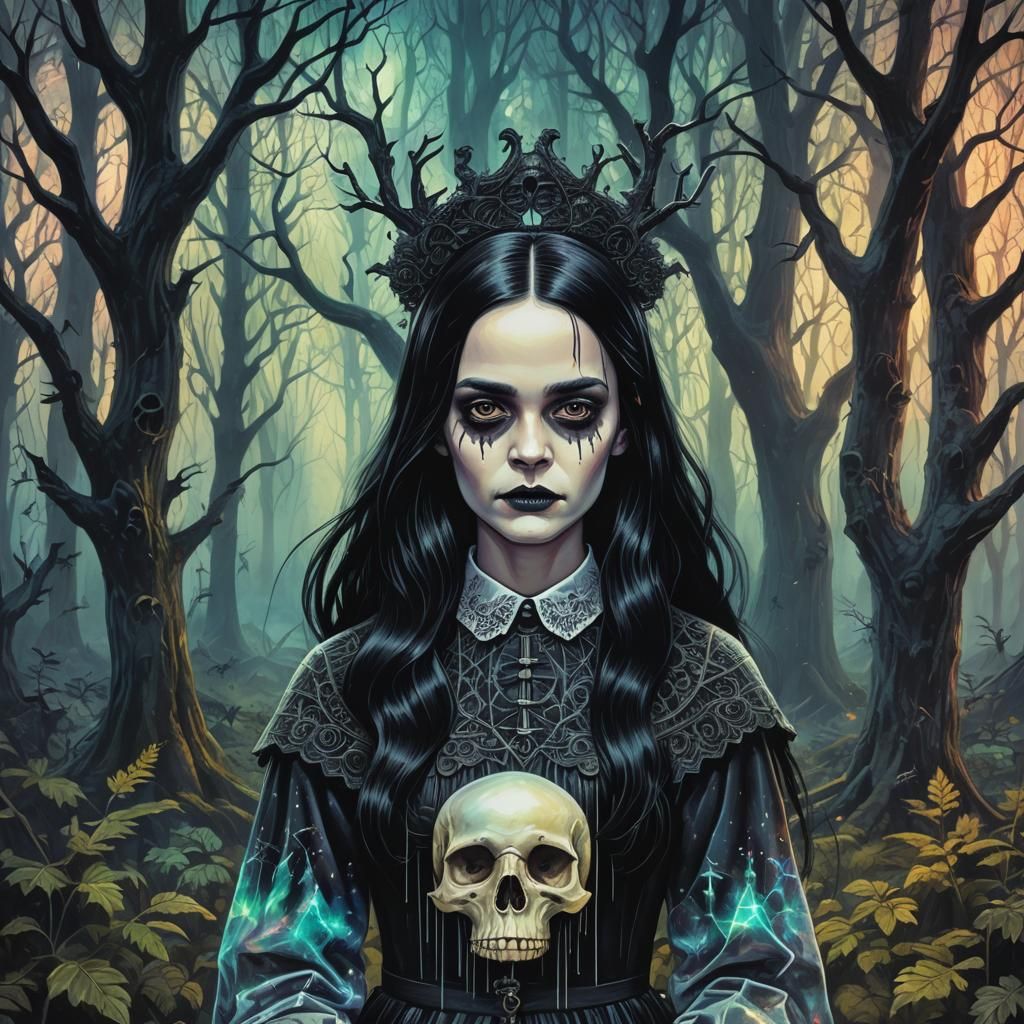 Dark forest, Wednesday addams