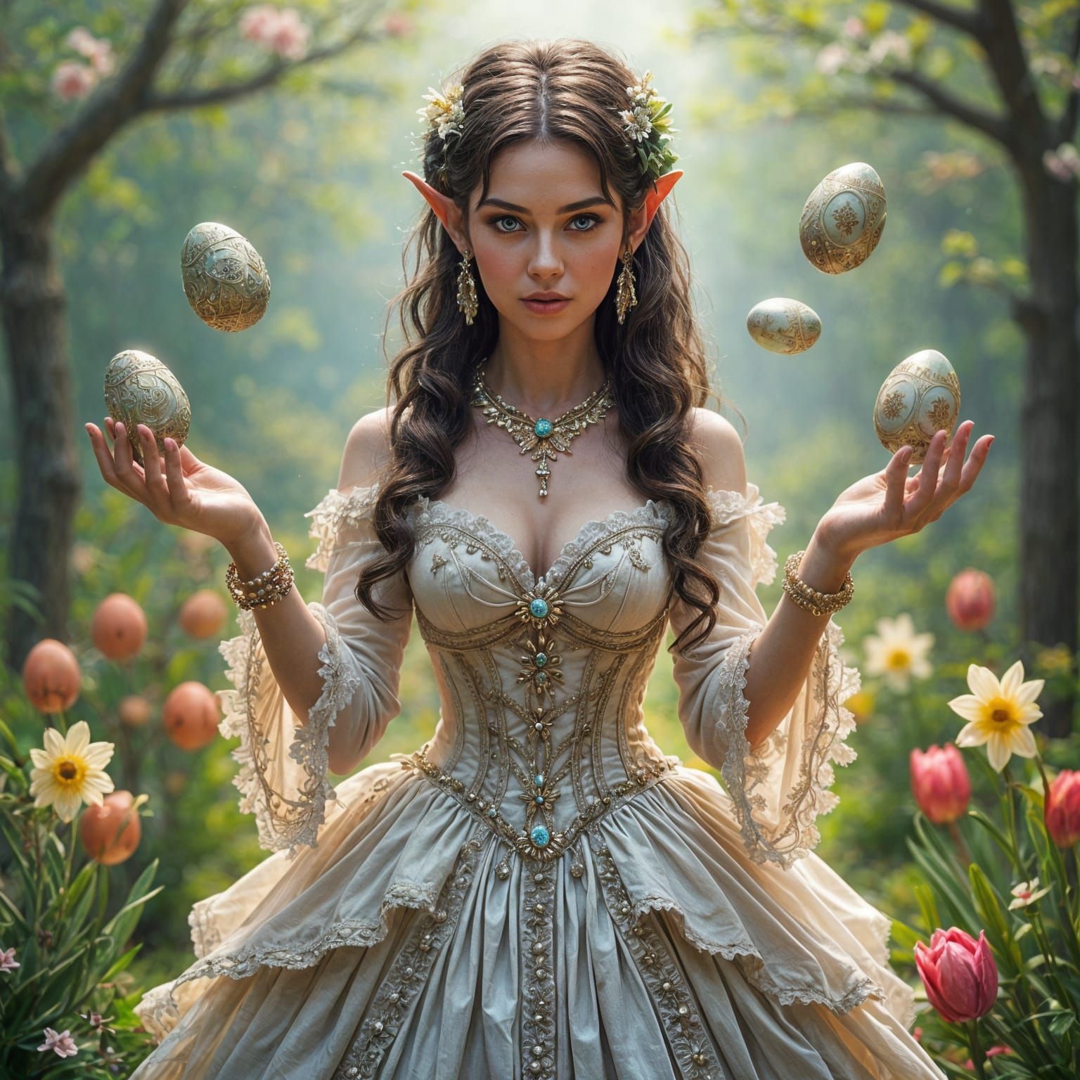 Surreal Beauty in Whimsical Wonderland