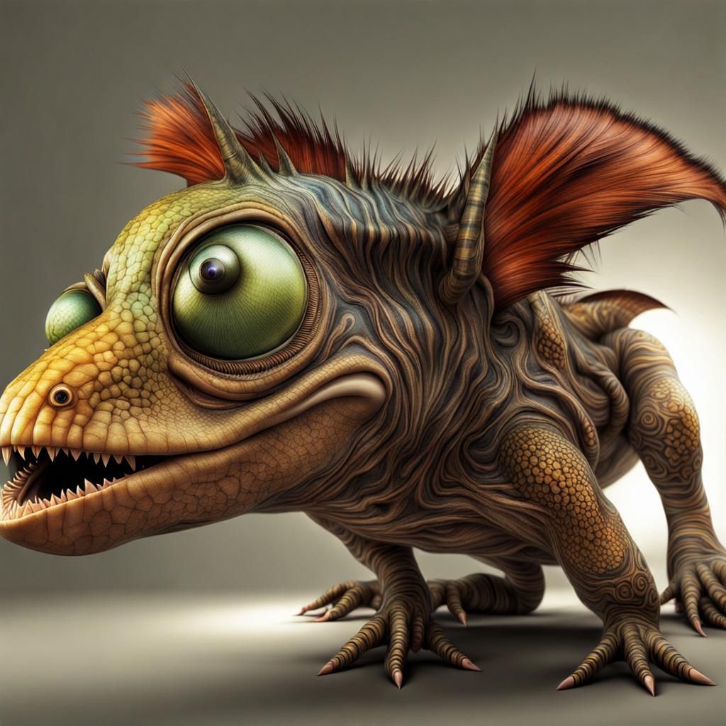 Photorealistic Aliens in Subdued Eldritch Lighting