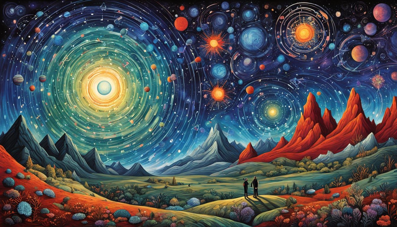 Bio Art of Glowing Cosmos