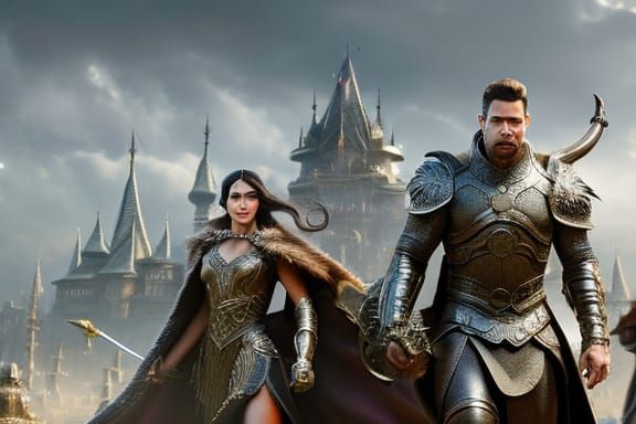 Rats in Silver Armor: Detailed 3D Digital Art