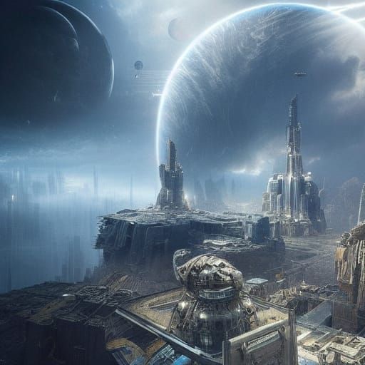 Epic Future Worlds: Cinematic Digital Matte Painting