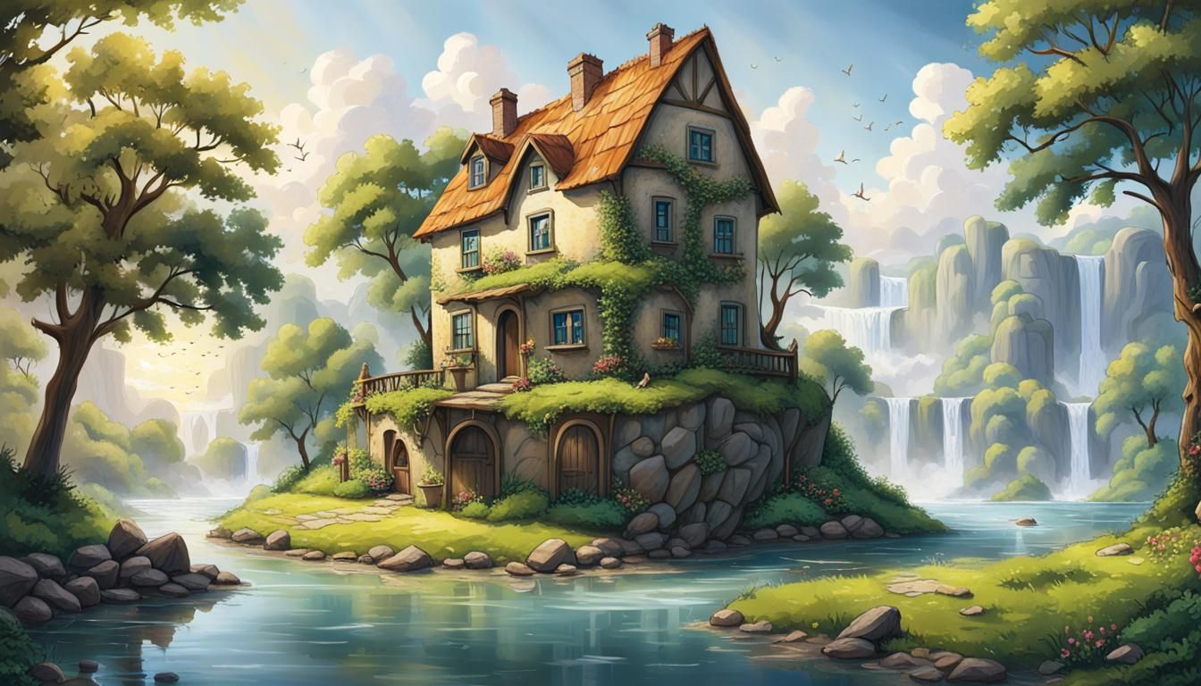 AI's Vision: Home, a Place Overflowing with Love