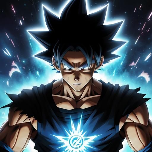 Manga-Inspired Ultra Instinct Goku Portrait