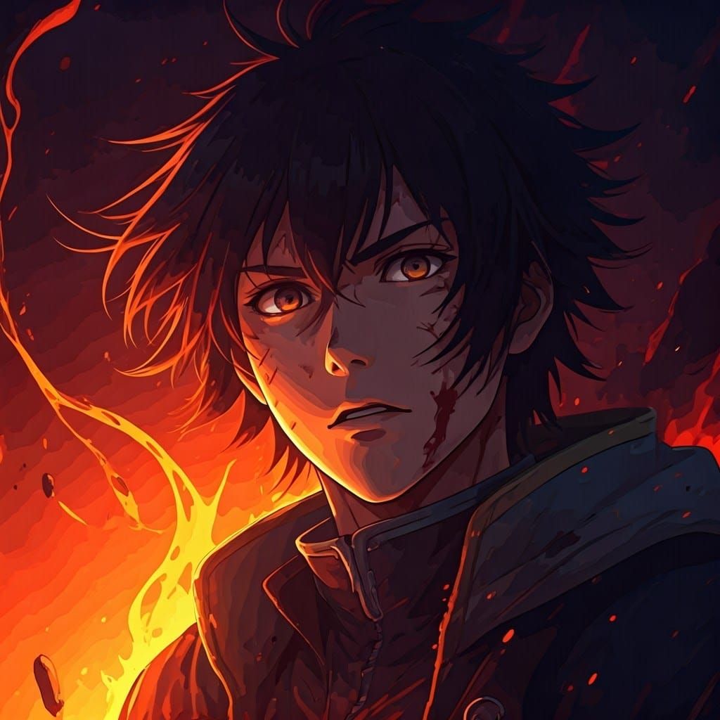 Epic Anime Masterpiece with Studio Trigger Vibes