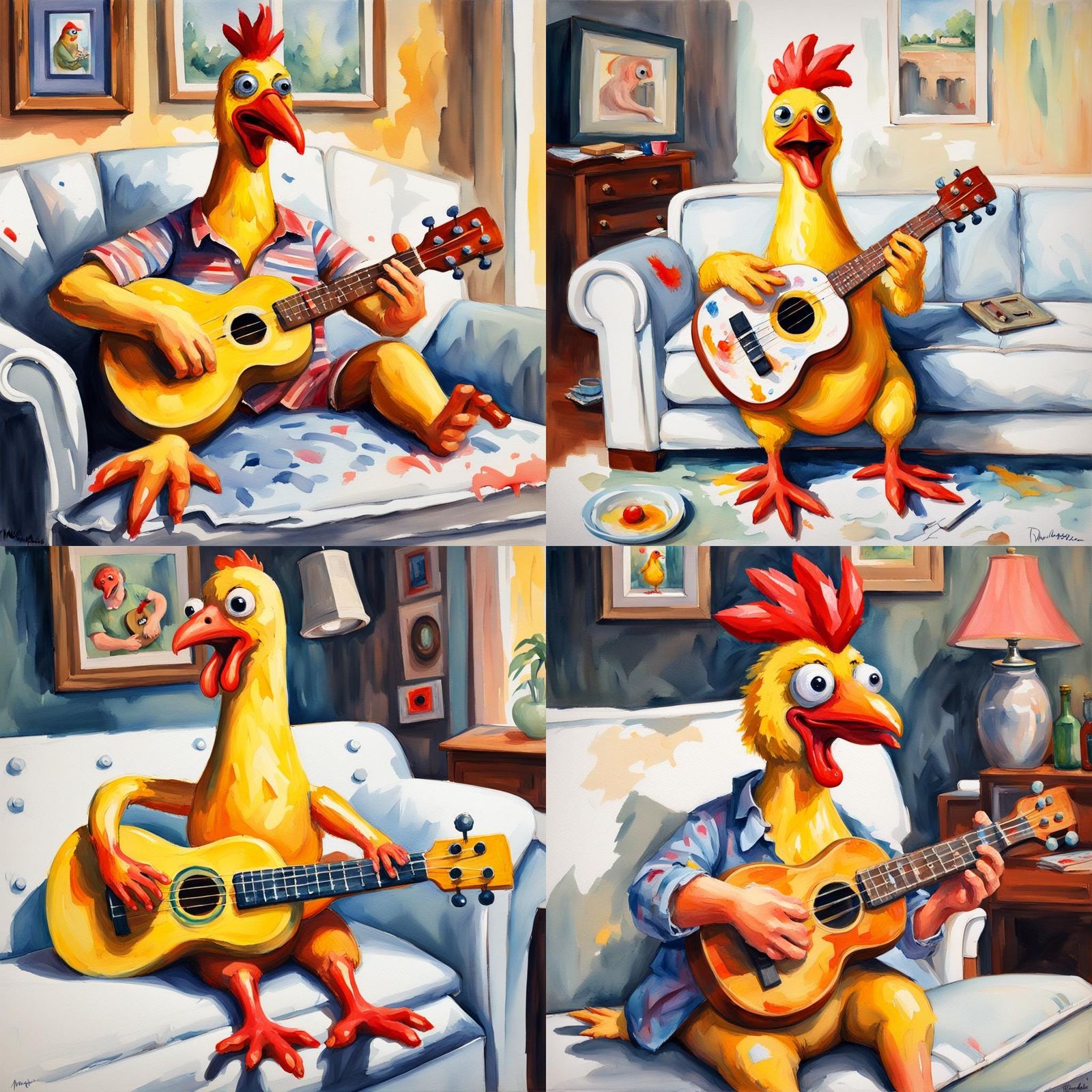 Rubber Chicken's Emotional Ukulele Performance