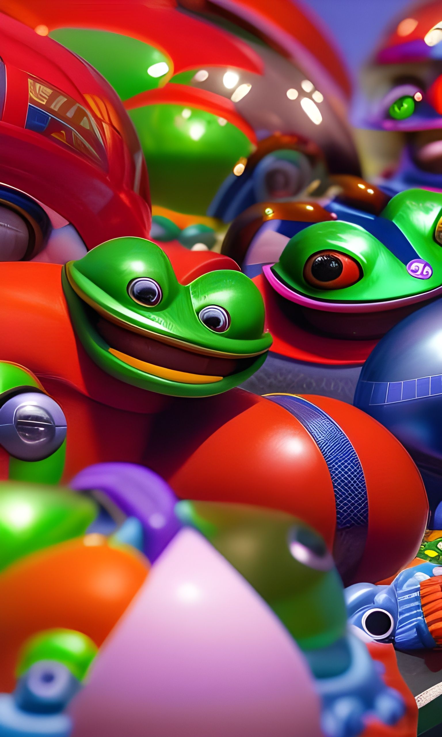 What happened when the "Frogger" chip and "Pac-Man" chips were mixed up by the programer.