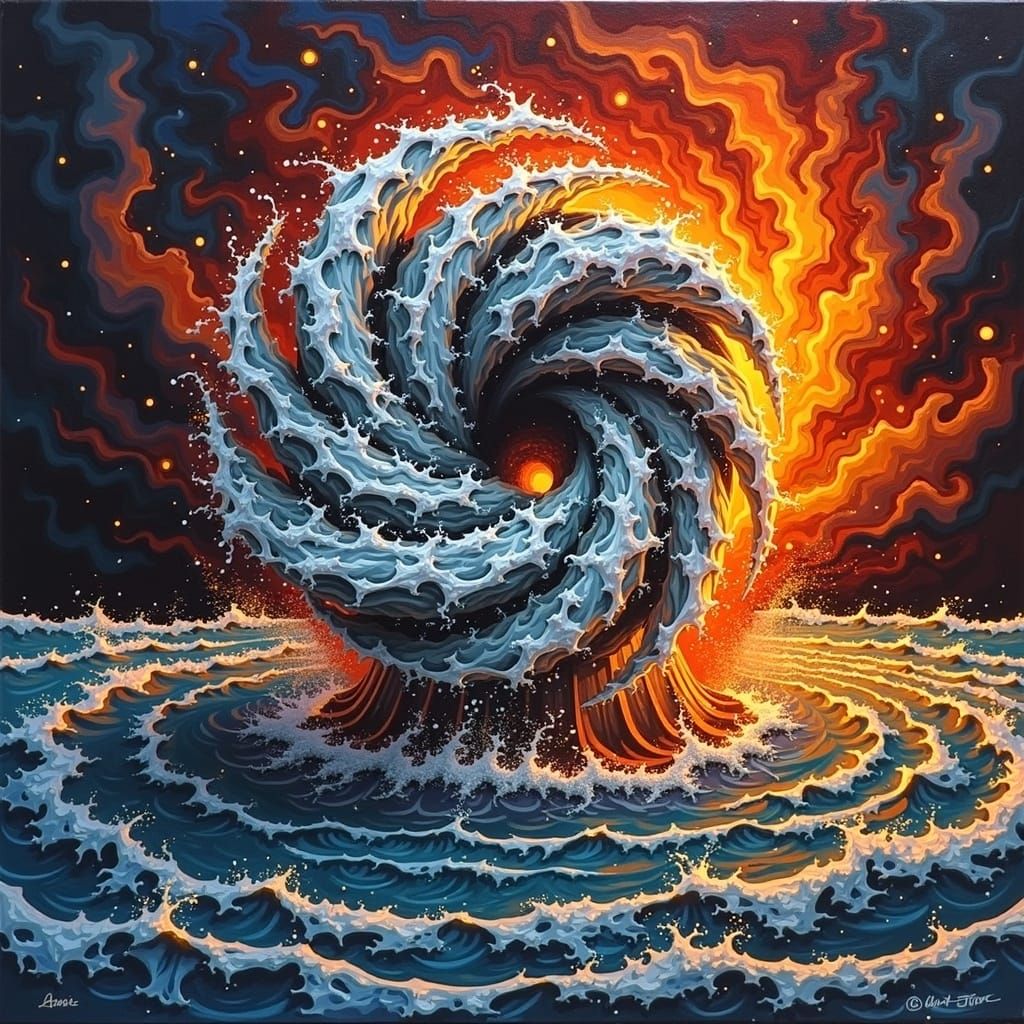 Dynamic Swirling Vortex of Motion and Energy