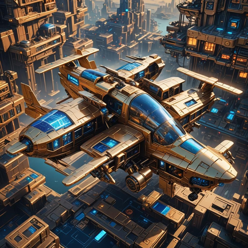 Ark 1: Automatic Plane in Futuristic Fantasy Setting