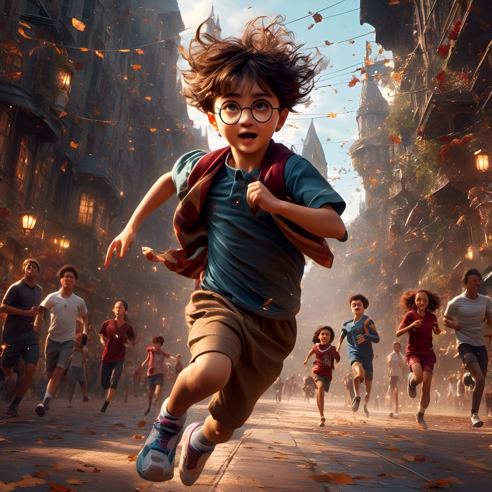 Harry Potter in a Fast Paced Race