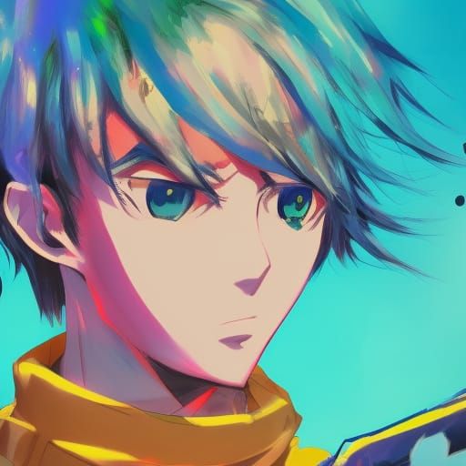 Anime Boy in Ghibli-esque 2D Digital Art