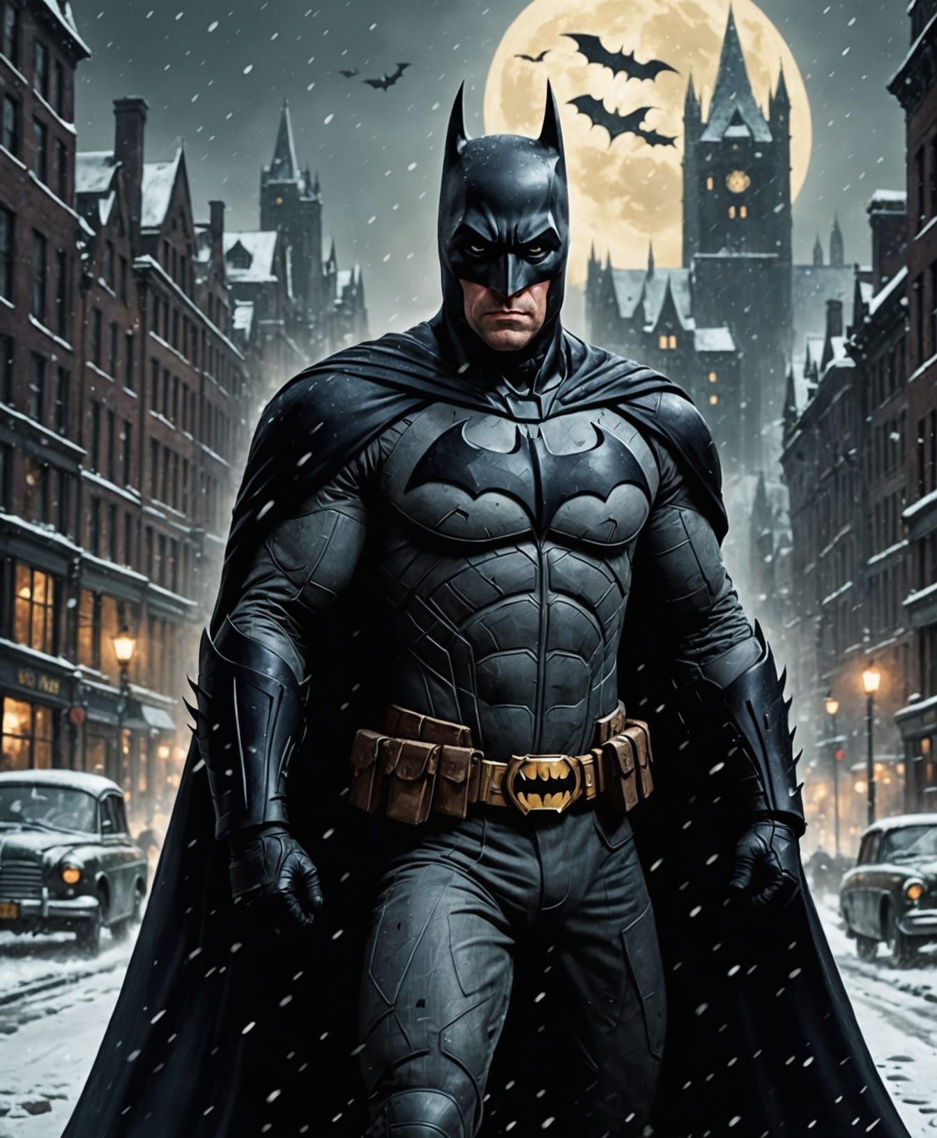 Batman in Whimsical Gotham