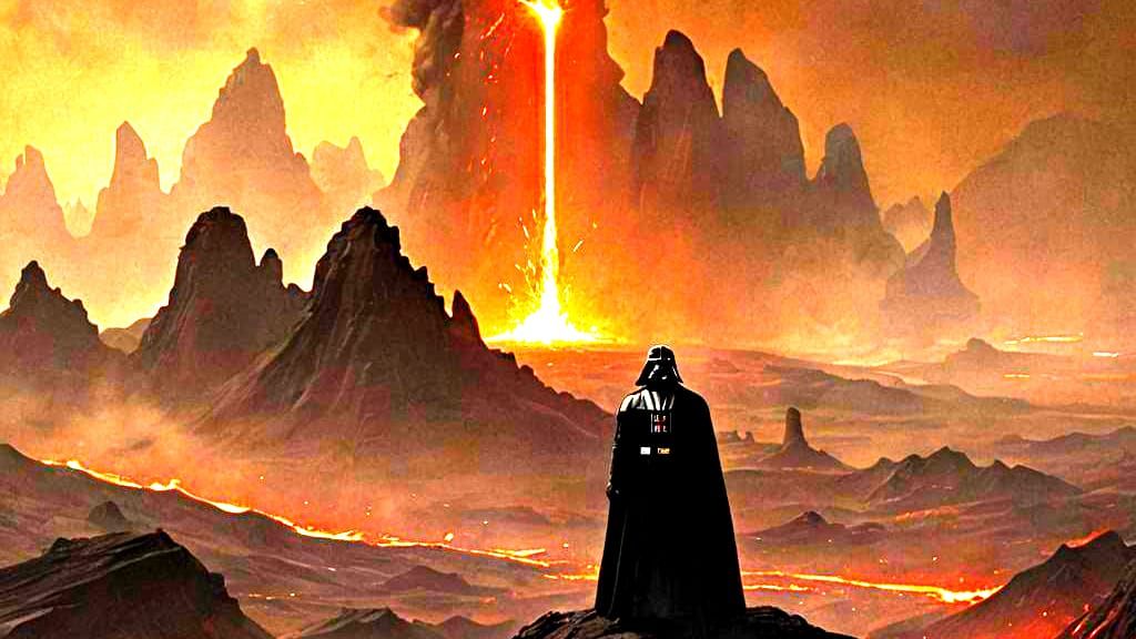 Darth Vader on Mustafar: Dark Lord's Throne