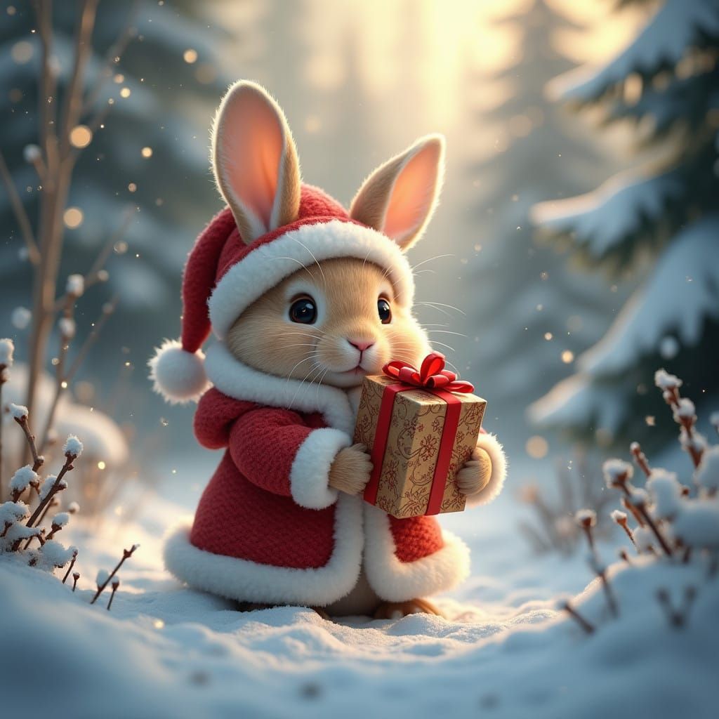 Merry Christmas in Whimsical Winter Wonderland