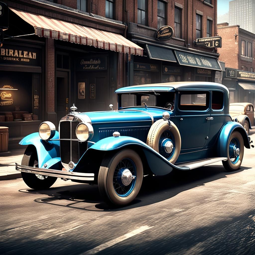 1930s 'Hard Bargain' Automobile Advertisement in 3D