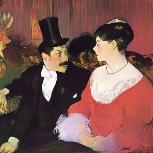 Princess and Socks in Vintage Painting Style