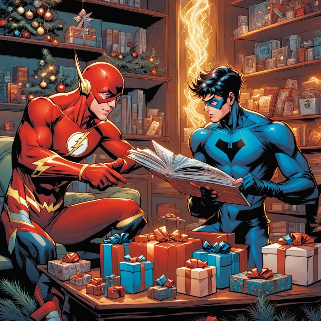 “What do you mean I’m on the naughty list?!” - Wally West