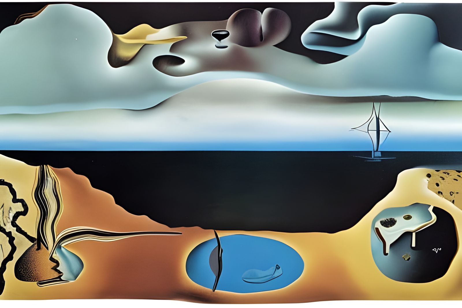 Surreal Interconnectedness: A Dali-esque Interpretation