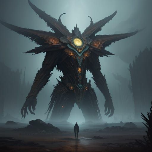 Ethereal Venerator in Ancient Rune-Adorned Regalia