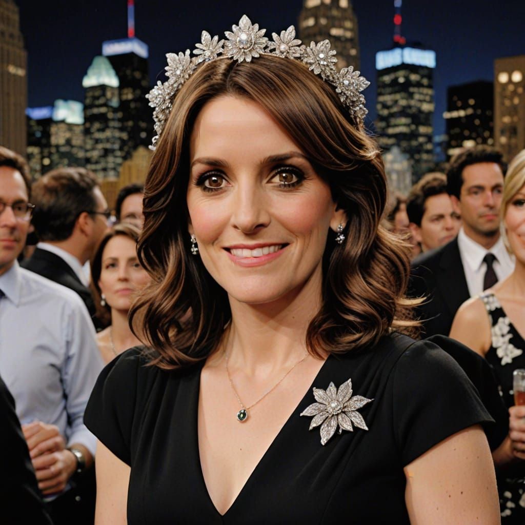 Tina Fey as Ethereal Fairy Portrait