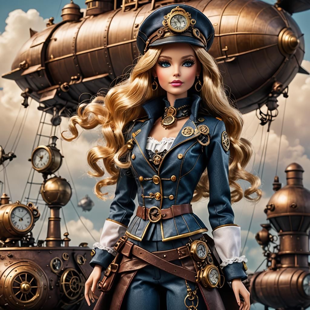 Steampunk Barbie: Airship Captain Adventure