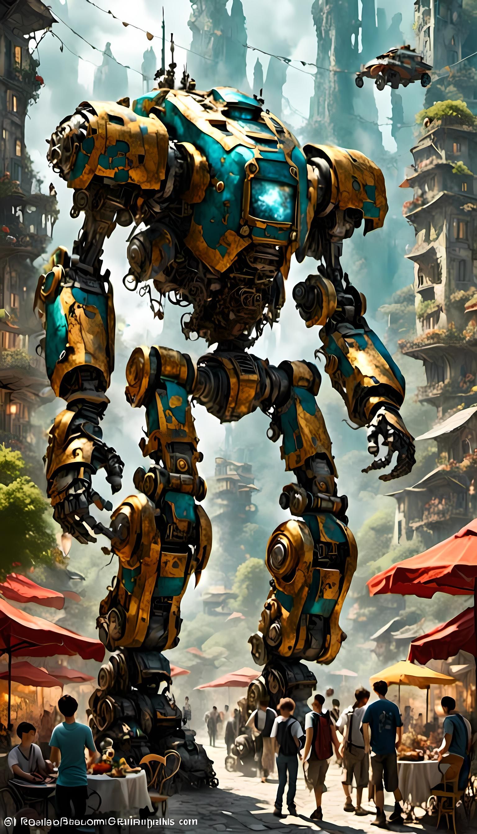 I HAD UPSCALED CRATIONS,
THAT SHOULDN'T BE..
•MECHA-WORLD-GI...