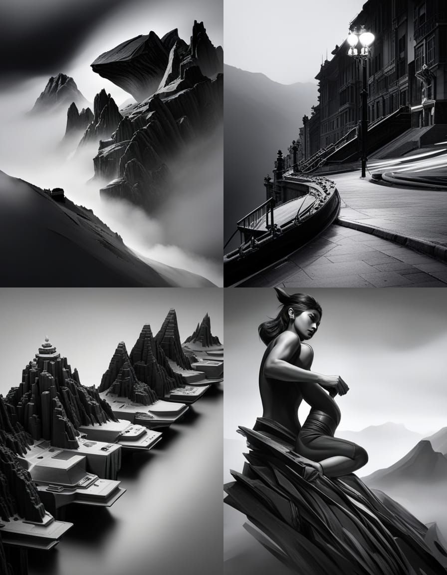 Painterly Portrait in the Style of Impasto