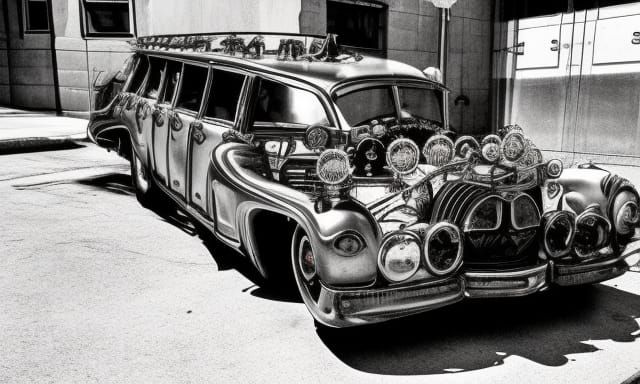 Steampunk Deathcar Inspired by Grand Zappa